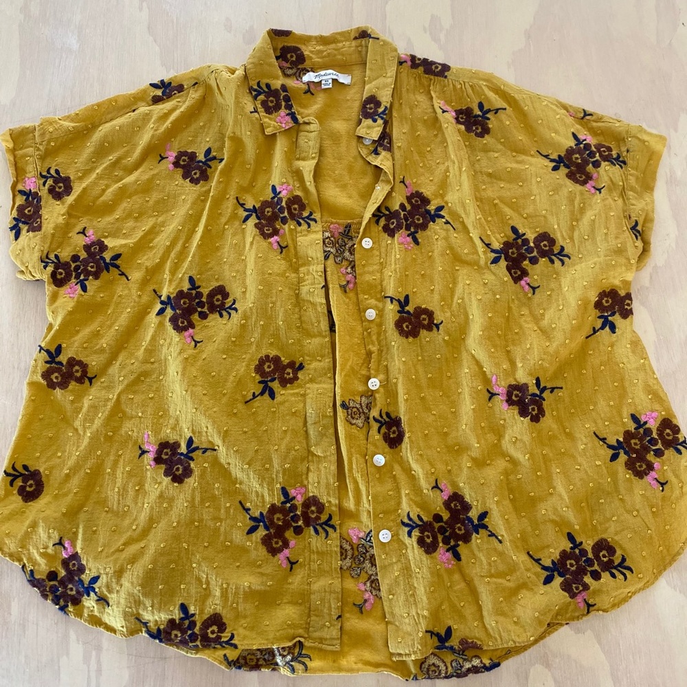 Madewell button up blouse